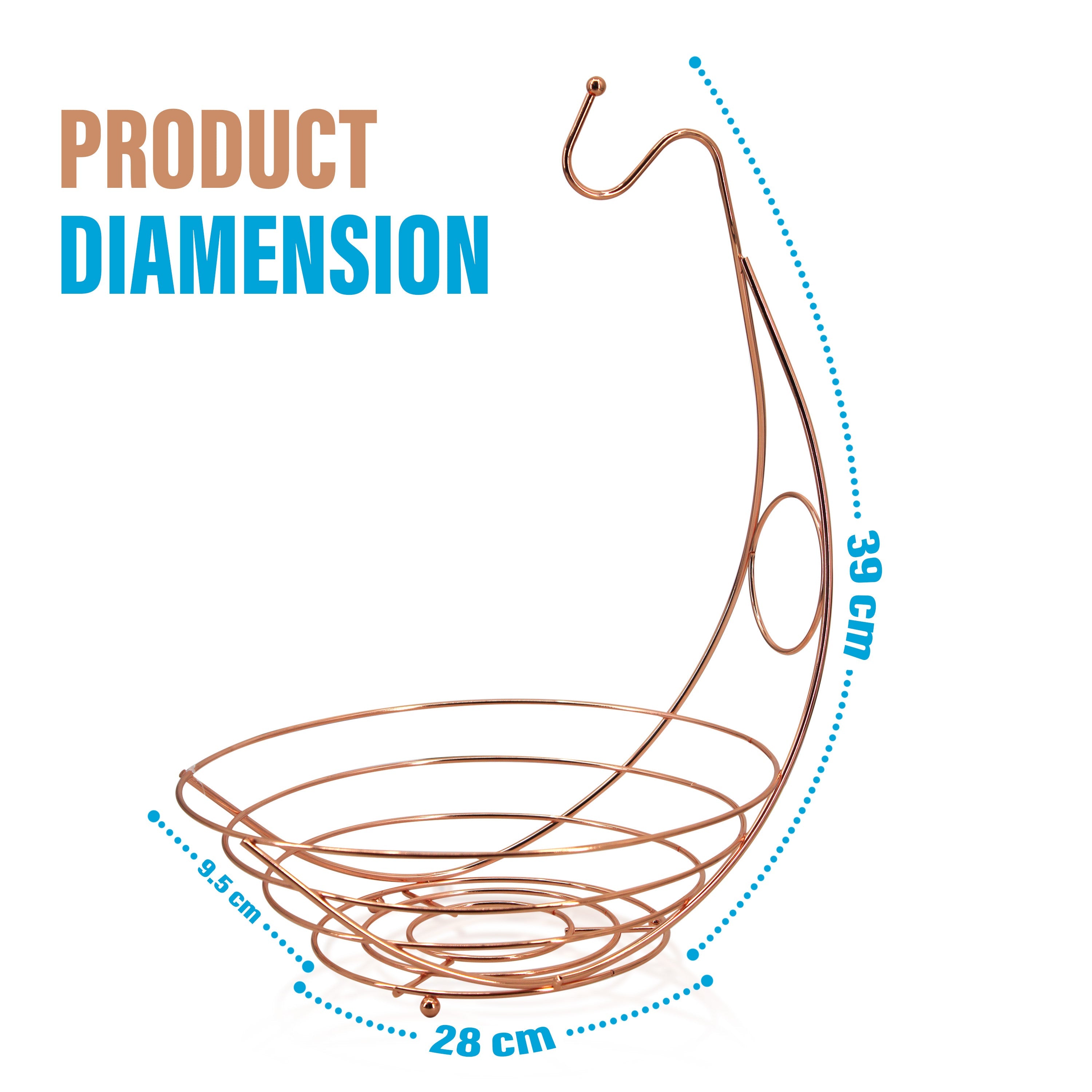 Stainless Steel Fruit Basket Chrome