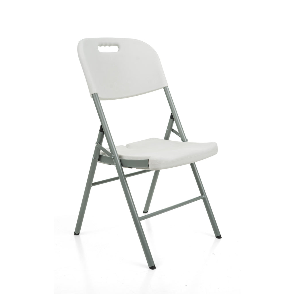 Set of 2 Heavy Duty Folding Plastic Chairs