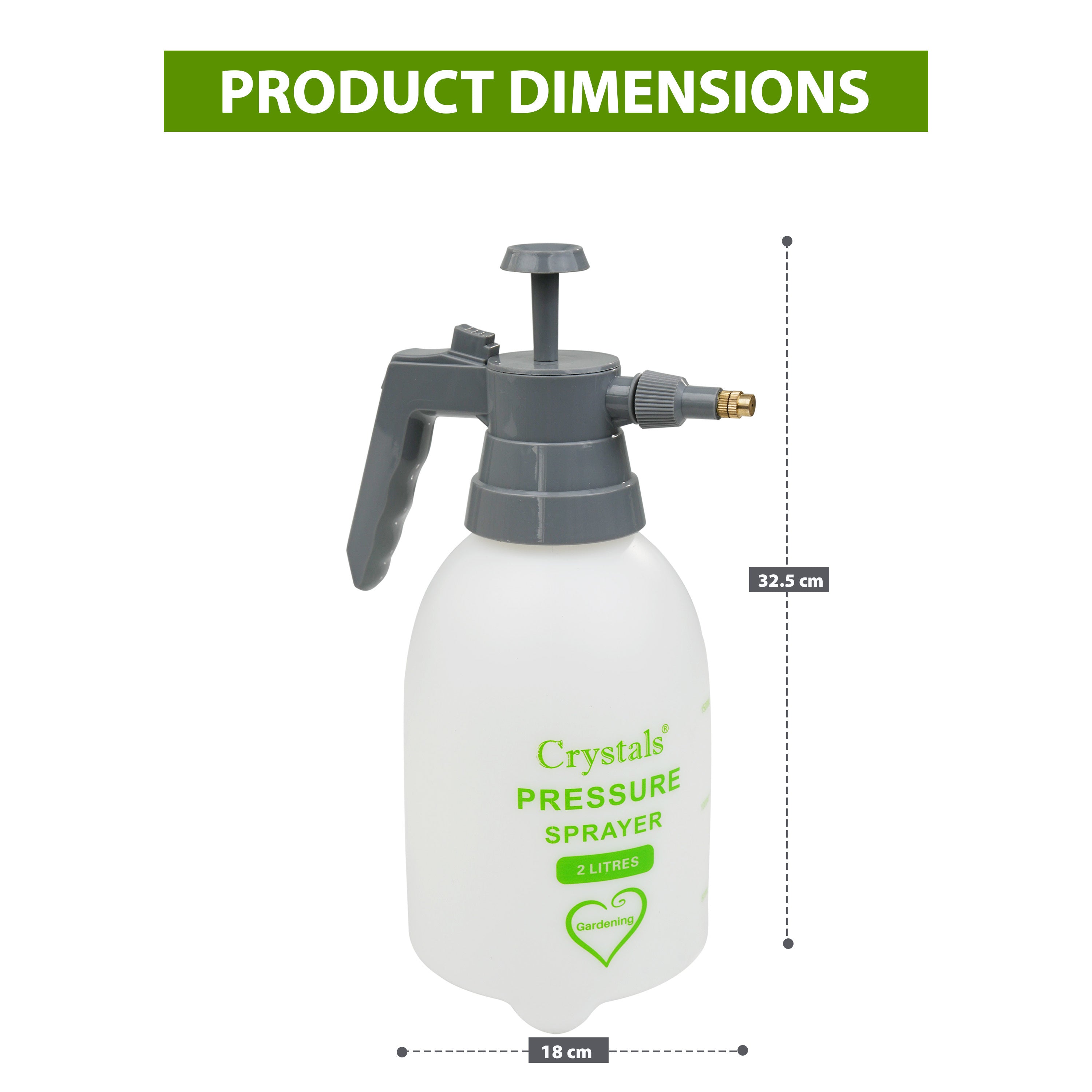 2 or 3 L Garden Hand Pump Pressure Sprayer