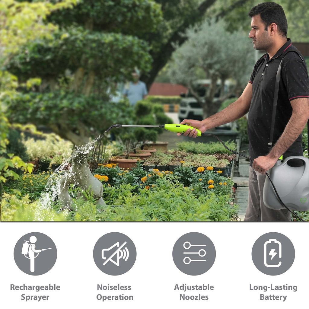 5L Electric Garden Sprayer with 3 Mist Nozzles