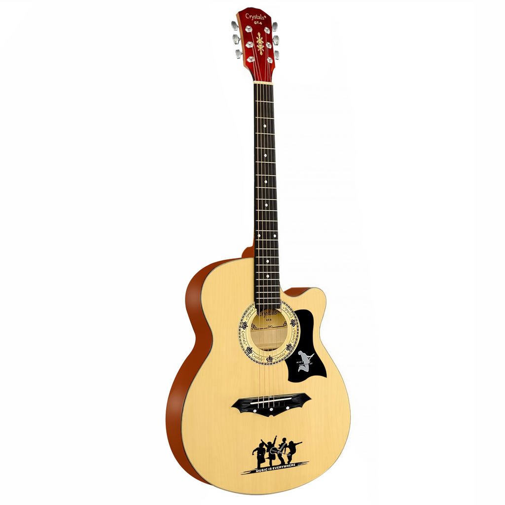 38" Full Size 6 String Acoustic Guitar with Stand