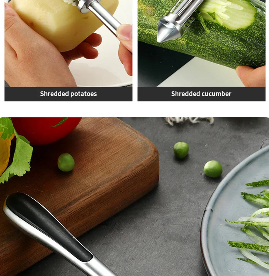 Konco Fruit and Vegetable Peeler,Kitchen Accessories,Alloy Sharp Peeler Potato Carrot Grater Peeler Kitchen Gadget