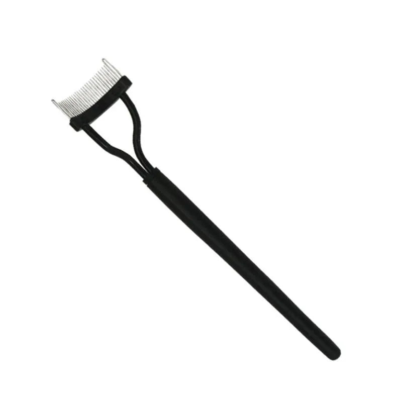 Eyelash Curler Beauty Makeup Lash Separator Foldable Metal Eyelash Brush Comb Mascara Curl Beauty Makeup Cosmetic Tool