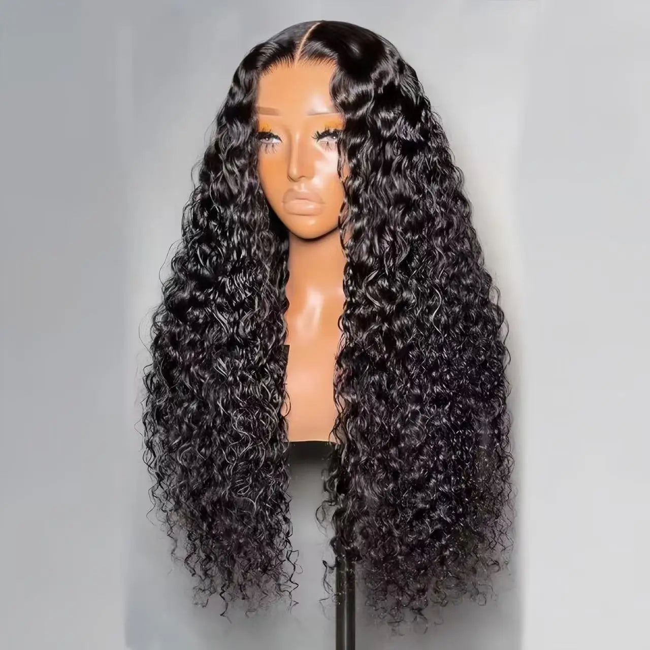 Natural Raw Indian Water Wave Curly Wig 13x6 Glueless HD Full Lace Front Human Hair Wig Lace Frontal Virgin Hair Wigs Vendor