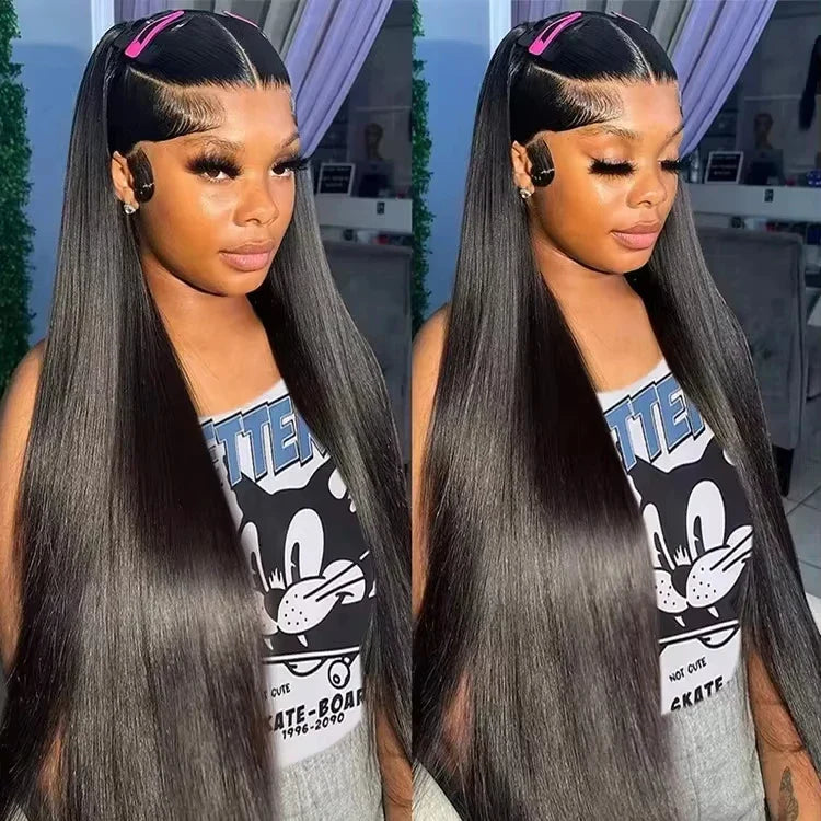 Transparent Lace Front Wigs for Black Women Brazilian Virgin Human Hair Lace Front Wig 180 Density Wigs Human Hair Lace Front