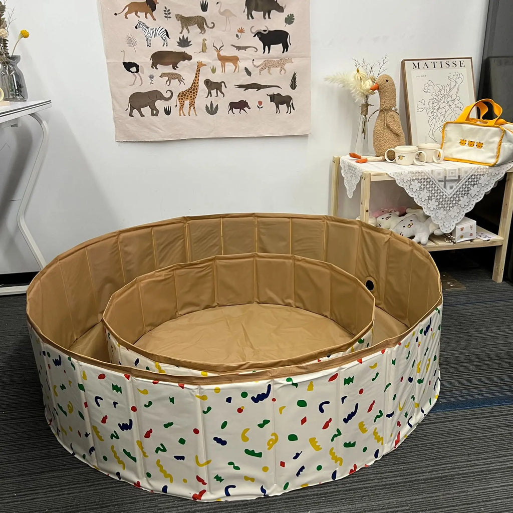Hot Selling Large PVC Fabric Play Game Ball Pit Tub Ocean Pool Foldable Waterproof Portable Baby Supplies for Kids Toddlers