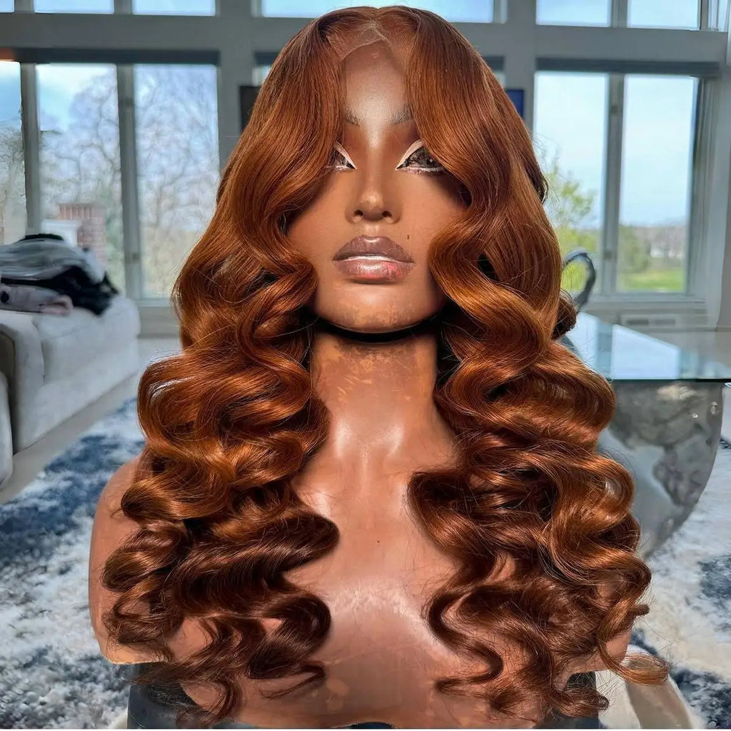 Wigs for Women Honey Brown Natural Black 13*6 hd Loose Wave Lace Front Wig Brazilian 13*4 Remy Hair HD Lace Frontal Human Hair