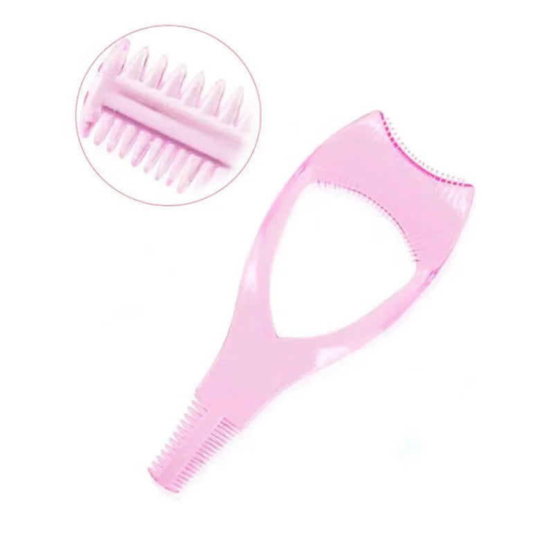 Eyelash Tools 3 in 1 Makeup Mascara Shield Guard Curler Applicator Comb Guide Card Makeup Tool Beauty Cosmetic Tool Dropship