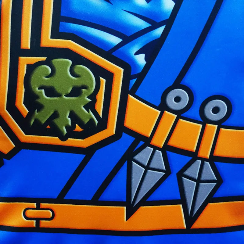 Child Ninjag Cosplay Costumes Boy Jumpsuits Suit Kids Halloween Christmas Party Clothes Ninja Superhero Streetwear Weapon Props