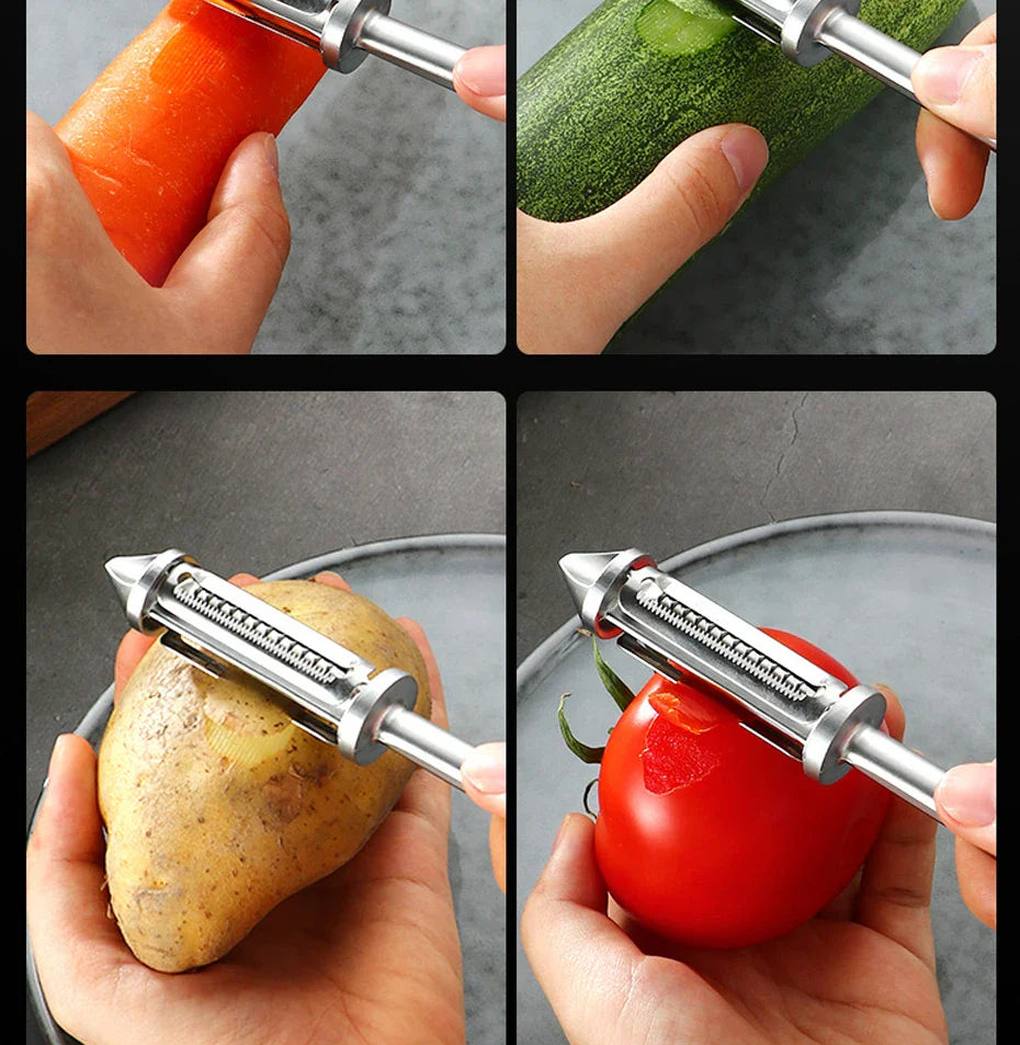 Konco Fruit and Vegetable Peeler,Kitchen Accessories,Alloy Sharp Peeler Potato Carrot Grater Peeler Kitchen Gadget