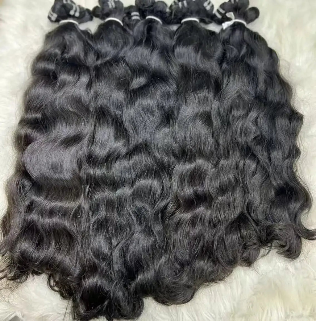 Burmese Indian Curly Hair 100% Brazilian Human Hair Bundles Natural Color Wig Wholesale Wavy Hair Extensions Supply Vendor