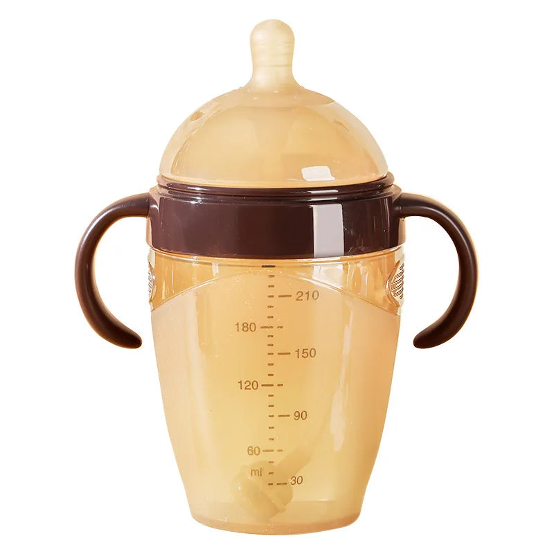 Mike Baby Full Soft Wide 72 Caliber Silicone Bottle Nipple Anti-Fall Simulation Breast Milk Feeding Bottle Made PP Material Free