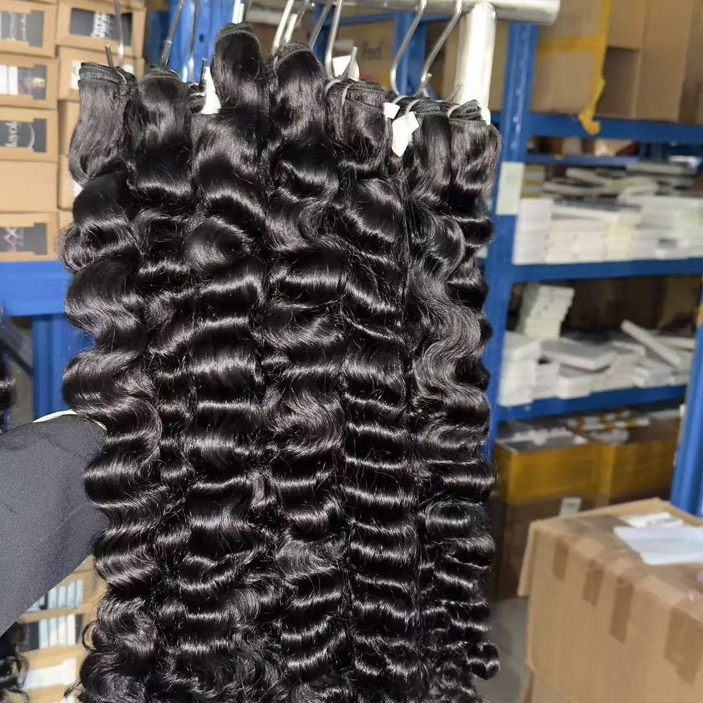 Top Best Good Sale Raw Human Hair Double Weft Indian Cambodian Wave Curly Natural Wave Vietnamese Burmese Curly