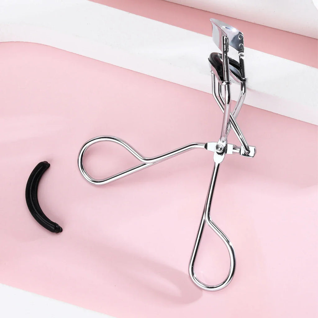 IMAGIC 1Pcs Silver Protable Long Lasting Professional Natural Curling Not Hurt Eyelashes Folding False Beauty Tools Cosmetic