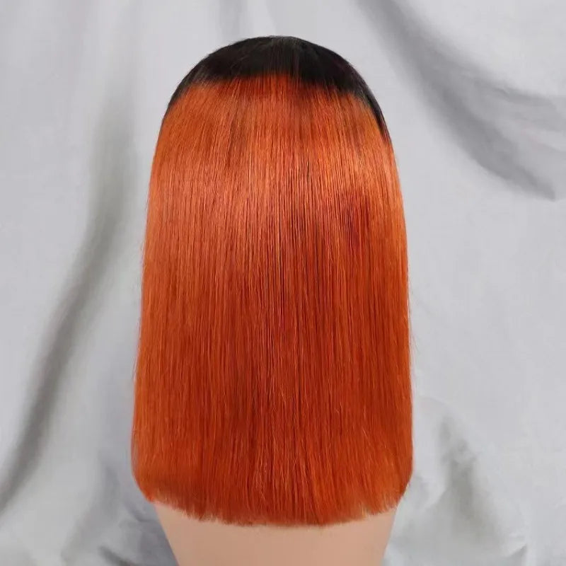 Short Bob Transparent Lace Human Hair Wig 8-16inch  Brazilian Human Hair  Wigs for Black Women