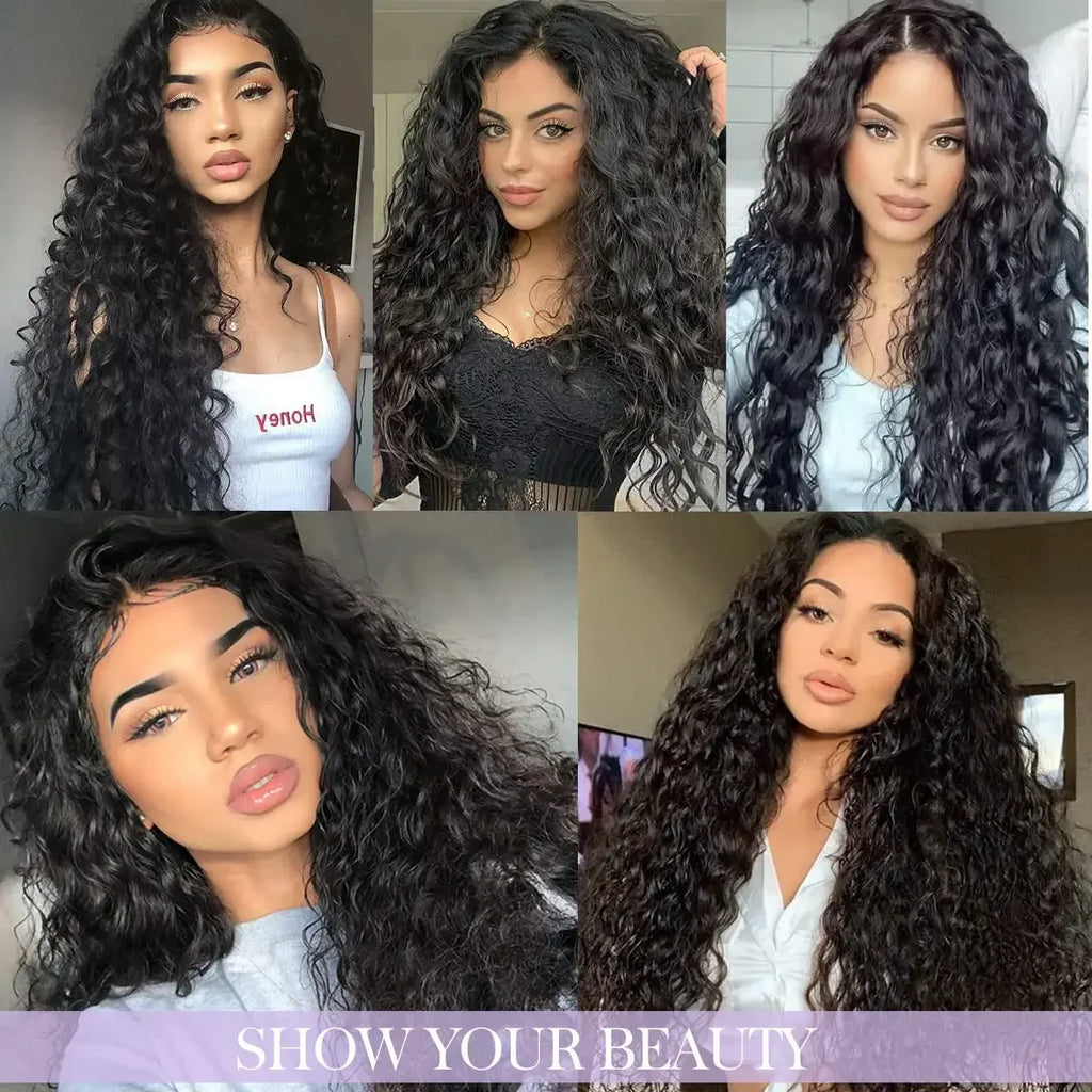 New Design 180% Cuticle Aligned 13X4 HD Transparent Lace Front Kinky Curly Wig Brazilian Human Hair Wig for Black Women