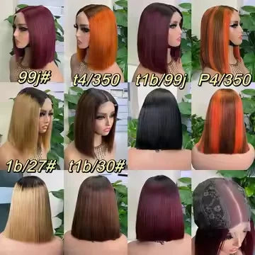 New SDD Bob Wigs 2x6 Closure Wig Bone Straight Natural Virgin Hair Transparent Lace SDD Vietnamese Hair Wig Human Hair Glueless