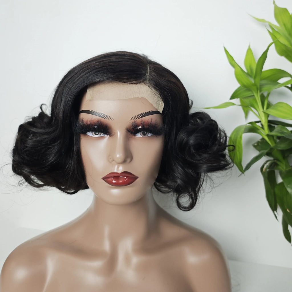 Wholesale Egg Curly Loose Wave 5*5 Glueless Wigs Vietnamese Raw Hair Wig Long Brazilian Virgin Hair Transparent Lace Virgin Hair