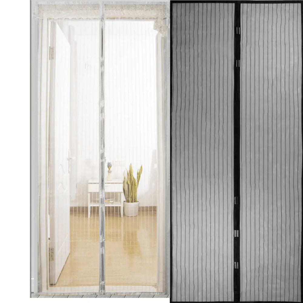 Summer Anti Mosquito Insect Fly Bug Curtains Net Door Screen Kitchen Curtains ployester fiber Curtains Mesh Screen Magnets