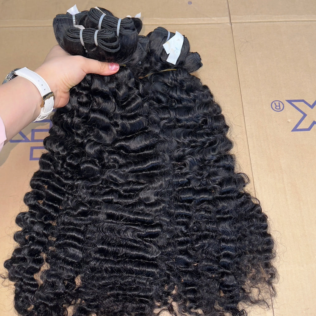 Fast Ship Remy Hair Grade Virgin Cuticle Aligned Cambodian Burmese Curly Hair Extensions Natural Wavy Raw Human Hair