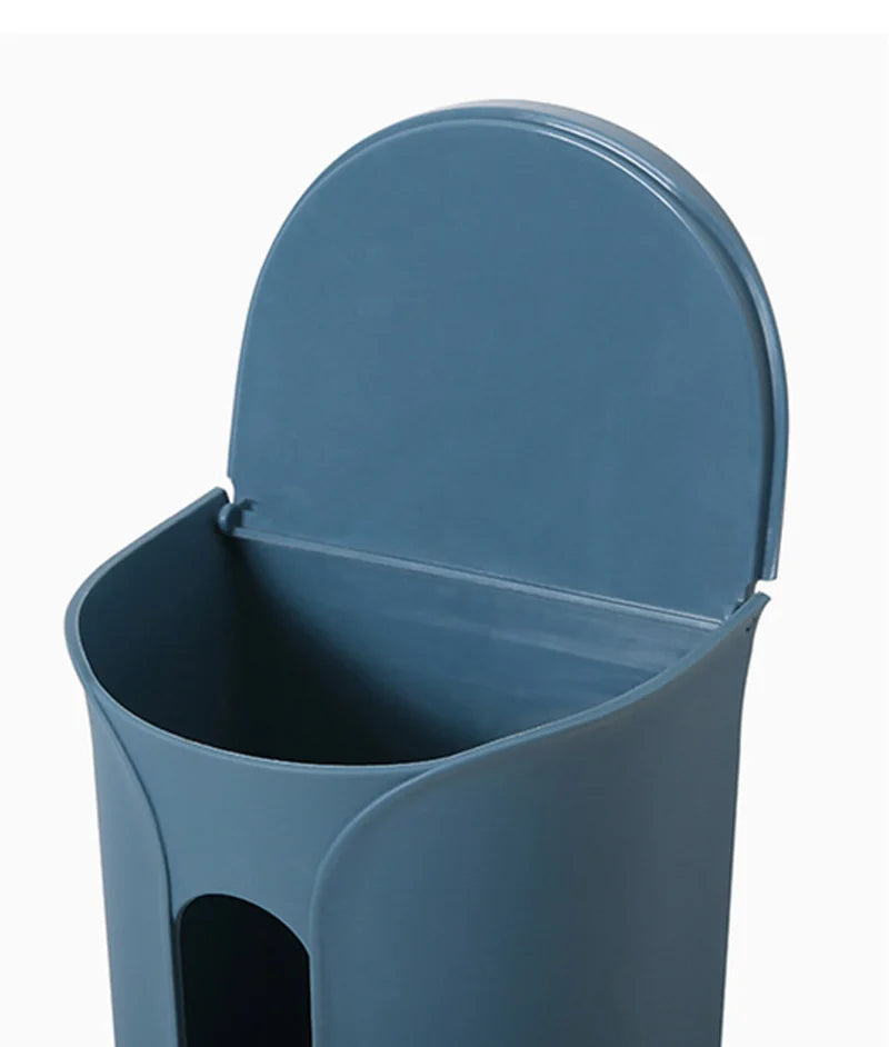 Kitchen Plastic Bag Holder Organizer Wall Hanging Garbage Bag Storage Box Bathroom Trash Bag Bucket Dispenser Kitchen Accessory