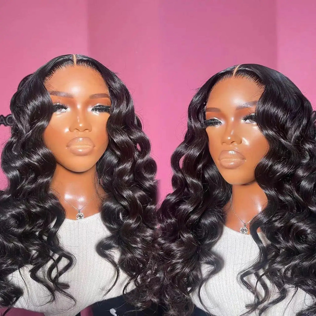 13x6 Transparent Loose Wave Brazilian Indian Virgin Human Hair Wig Lace Front Glueless Natural Wholesale Vendor for Black Women