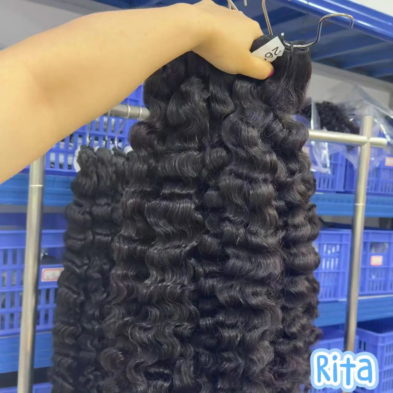 Unprocessed Extensions Human Hair Raw  Raw Cambodian Hair Human Hair Water Loose Deep Wave