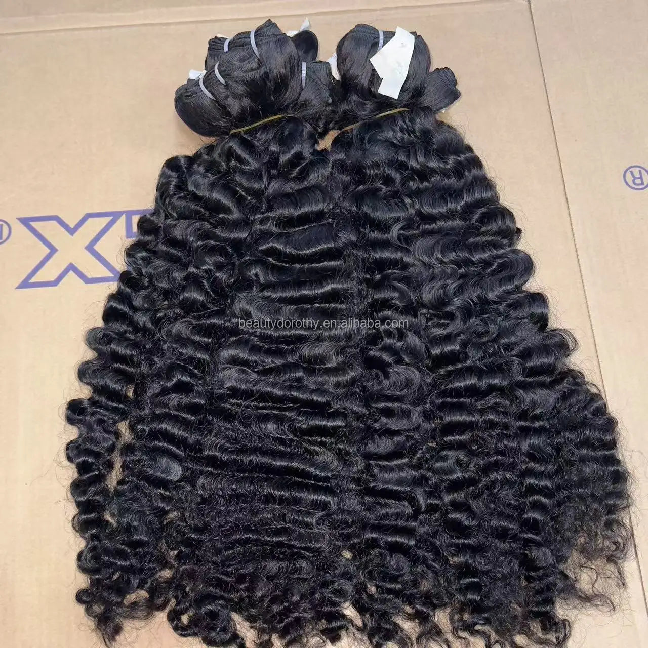 Unprocessed Natural Color Human Hair Weaves Raw Hair Bundle Extensions for Women Wholesale Vendor