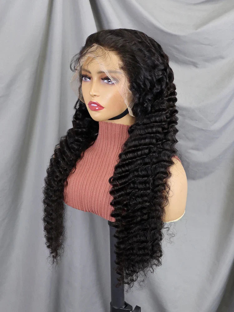 Raw 13x4 Straight Indian Hair Wigs Human Hair Full Transparent Lace Front Wigs for Black Women