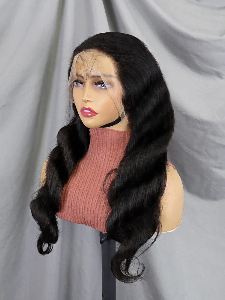 Raw 13x4 Straight Indian Hair Wigs Human Hair Full Transparent Lace Front Wigs for Black Women