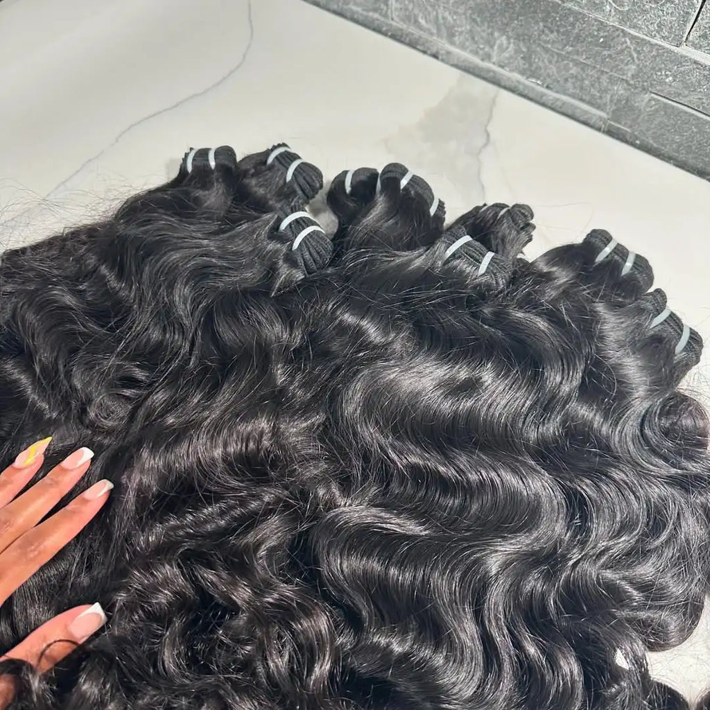 High Quality Remy Hair Extensions Virgin Cuticle Aligned Cambodian Burmese Curly Hair Natural Wavy Raw Human Hair