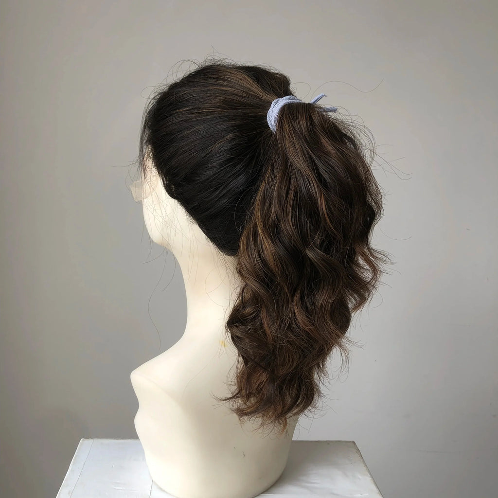 Virgin Human Hair Wig Straight Style Lace Base Fashionable Lace Top Wunder Wigs for Women China Supplier