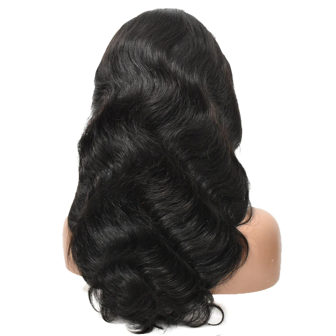 100% Virgin Human Hair Wig Cut From Single Donor 13*4 HD Body Wave Lace Frontal Wig No Tangle No Shedding Hair HD Lace