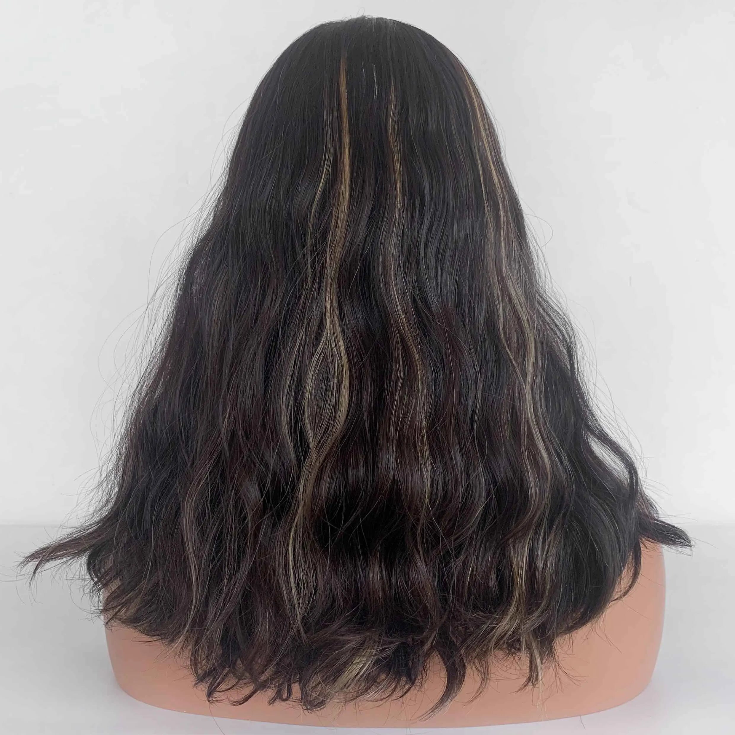 Fasimei Factory Luxury Human Hair Russian Hair Jewish Wig Natural Wavy Lace  Top Jewish Kosher Wig