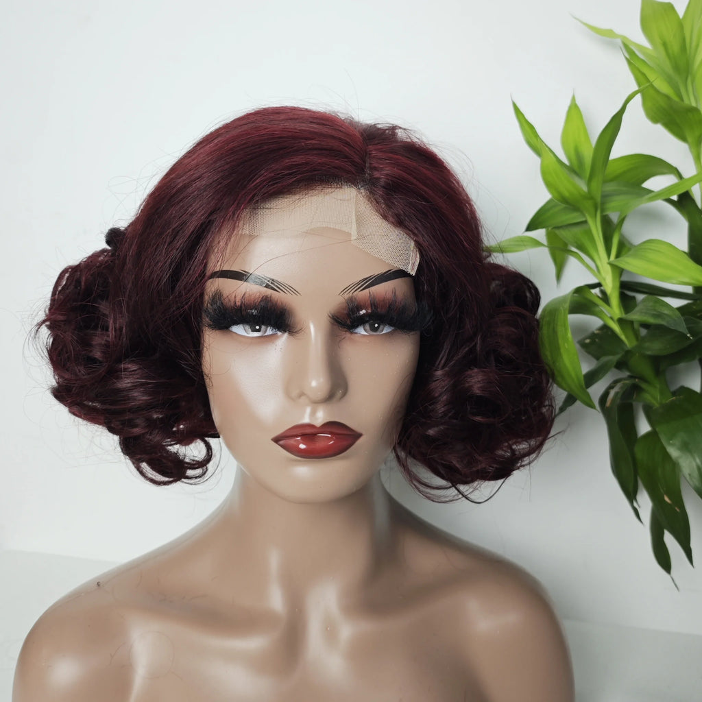 Wholesale Egg Curly Loose Wave 5*5 Glueless Wigs Vietnamese Raw Hair Wig Long Brazilian Virgin Hair Transparent Lace Virgin Hair