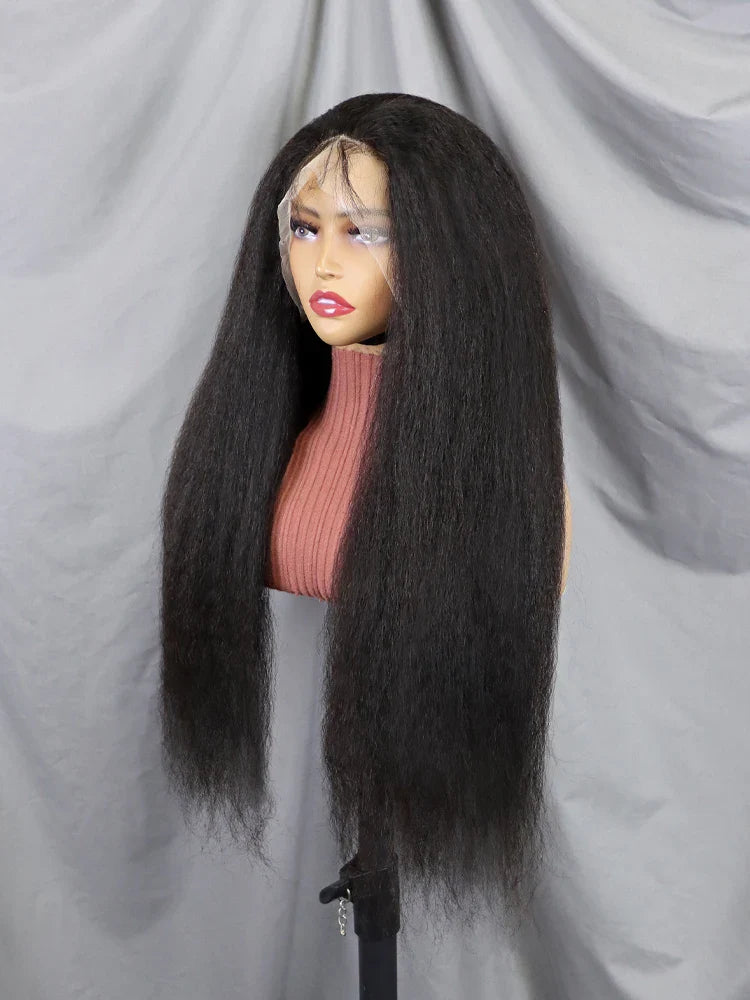 Raw 13x4 Straight Indian Hair Wigs Human Hair Full Transparent Lace Front Wigs for Black Women