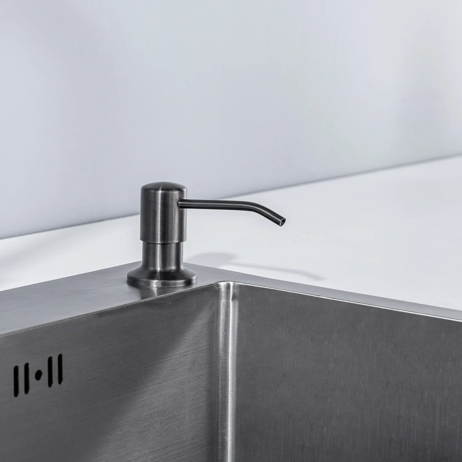 Kitchen Soap Dispensers 500ml Build in Dispenser Soap For Kitchen Bathroom Accessories Stainless Steel Pump Liquid PE Bottle