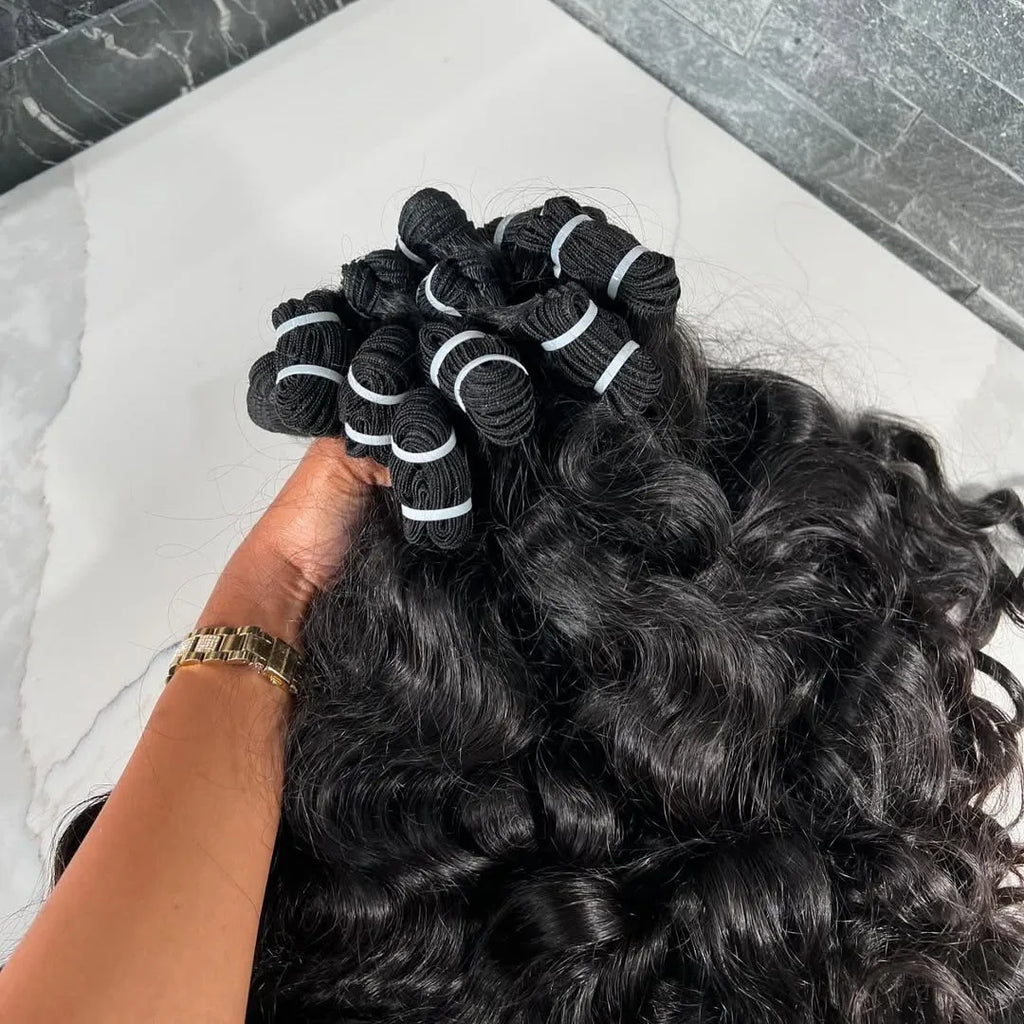 High Quality Remy Hair Extensions Virgin Cuticle Aligned Cambodian Burmese Curly Hair Natural Wavy Raw Human Hair