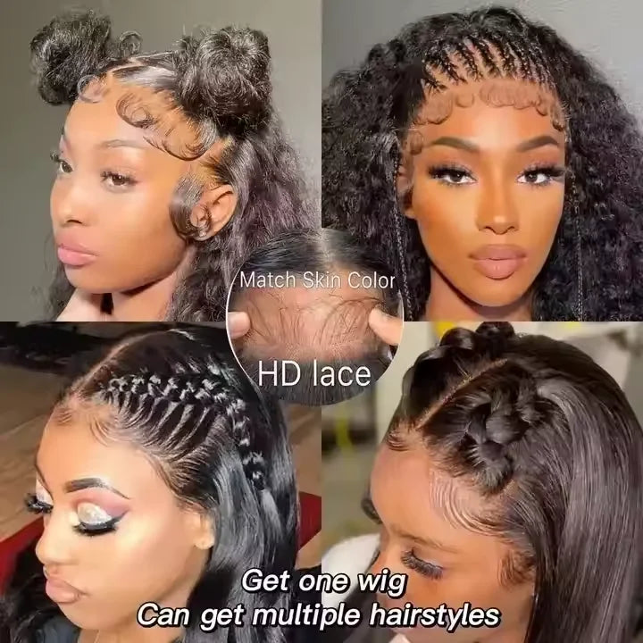 Cheap Pre Plucked 13x4 HD Lace Frontal Wig Swiss Transparent Lace Front Water Wave Wig Raw Vietnamese Hair Wig for Black Women