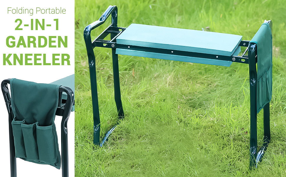 Garden Kneeler with Tool Bag