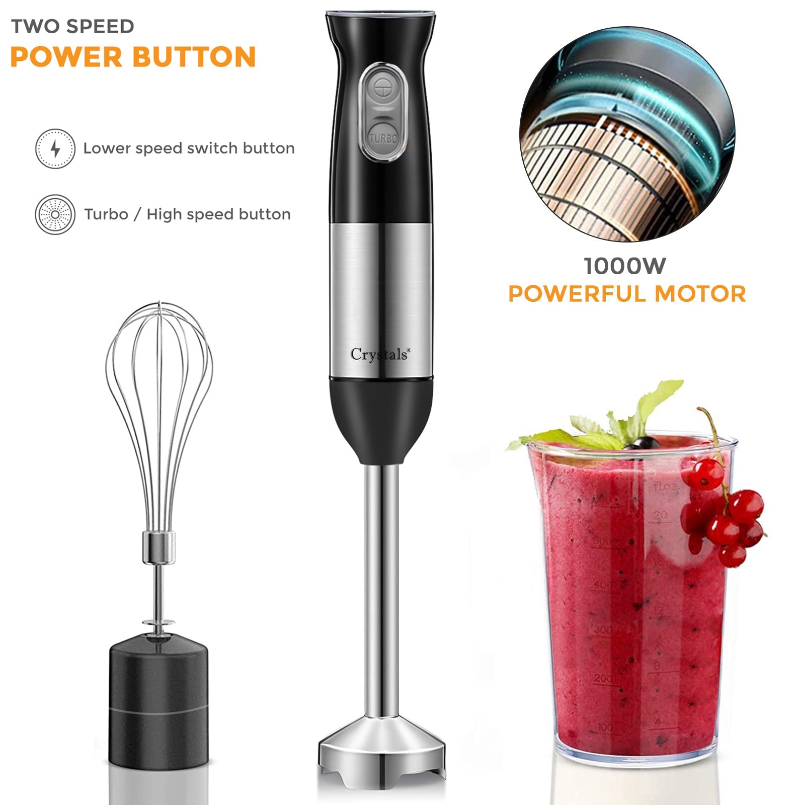 1000W Electric Hand Stick Blender