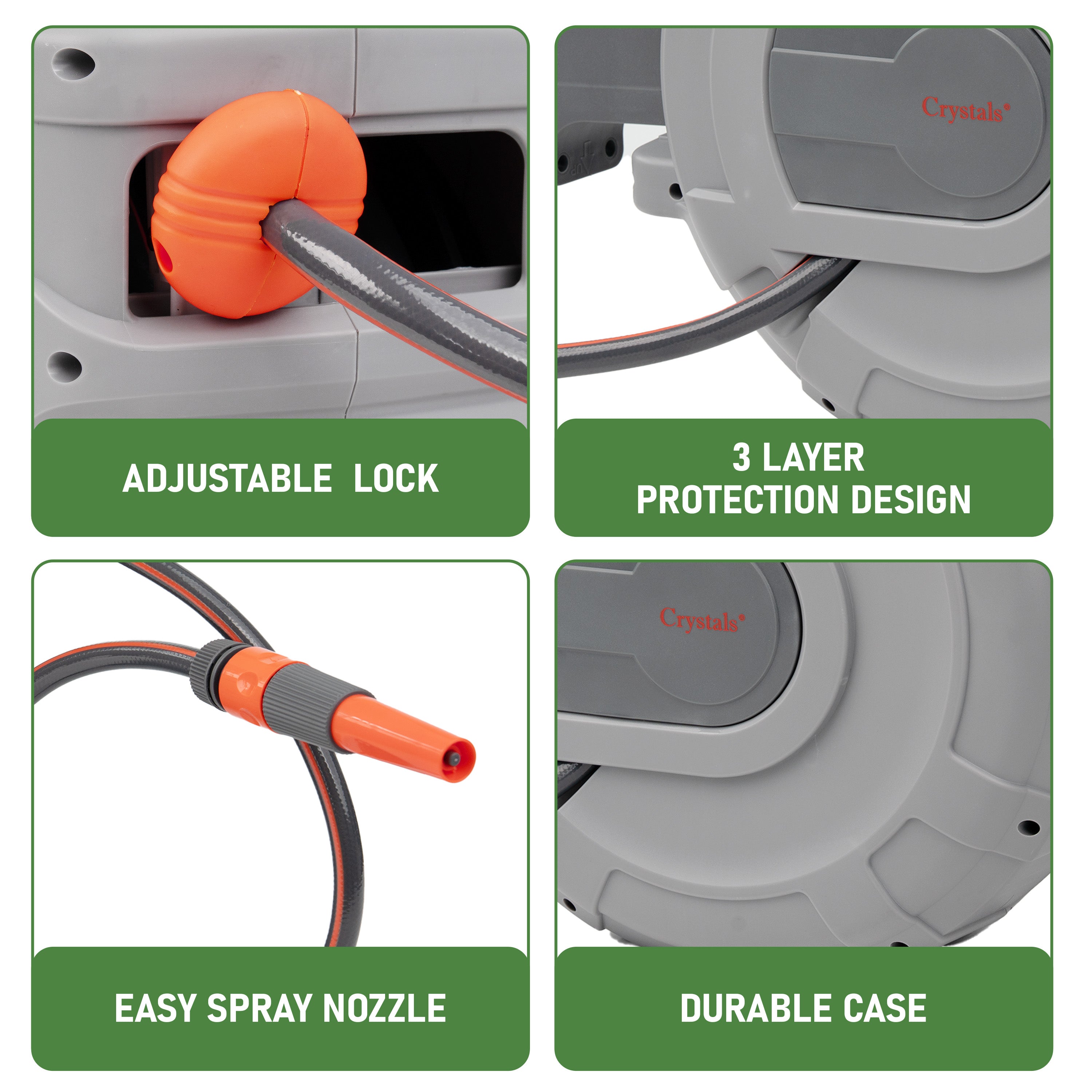 15m Wall Mounted Hose Reel