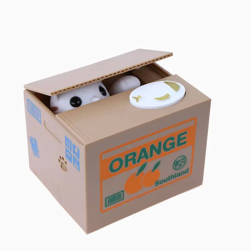 Electronic Piggy Bank Safe Money Box for Children Digital Coins Cash Saving Safe Deposit ATM Machine Birthday Gift for Kids