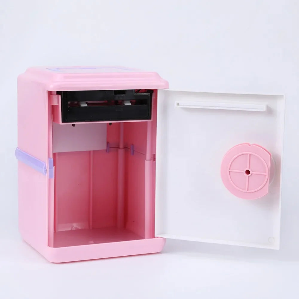 Electronic Piggy Bank Safe Money Box for Children Digital Coins Cash Saving Safe Deposit ATM Machine Birthday Gift for Kids