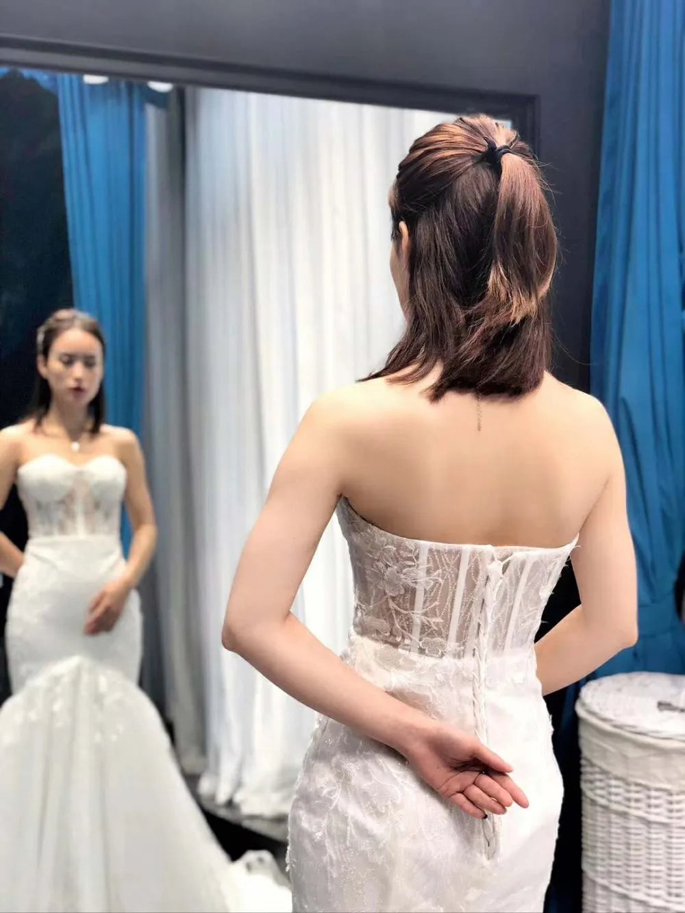 RSM66349 Luxury Elegant Wedding Dress Party Dresses Mermaid Sweetheart Wedding Gown