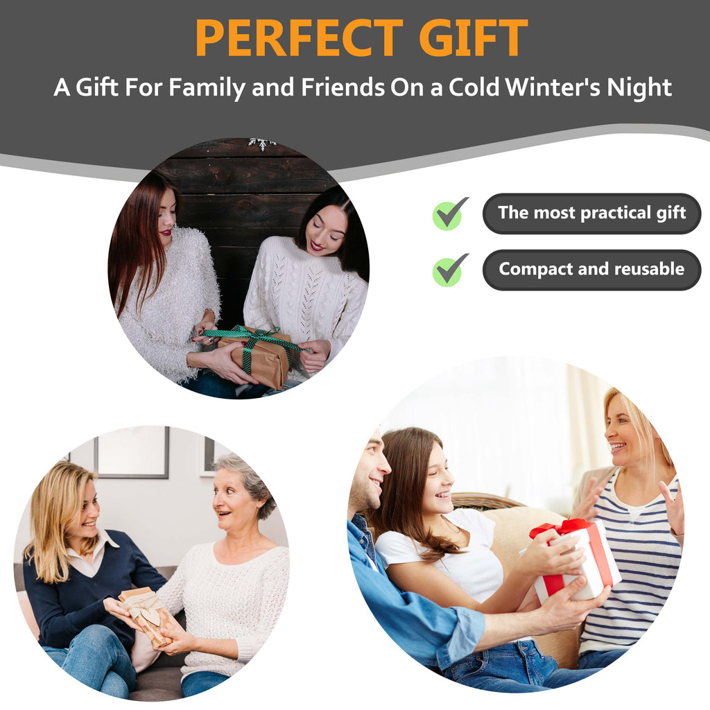 2L Plush Heated Slippers for Cold Feet