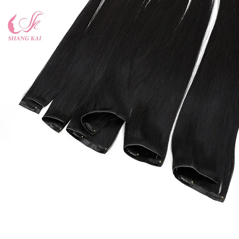 2024 Hot Sale Clip in Hair Extension 100% Human Remy Invisible Clip in Hair Extension Natural Clip Ins Human Hair Extensions