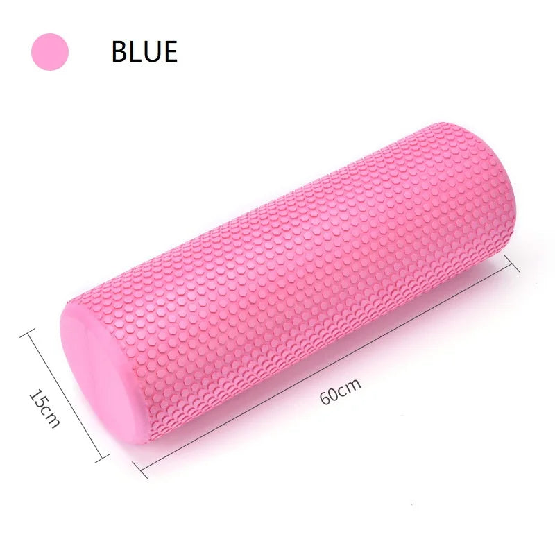 45/60CM Yoga Foam Roller High density EVA Muscle Leg Shoulder Roller Massage Tool Fitness Yoga column balance Stick Equipment
