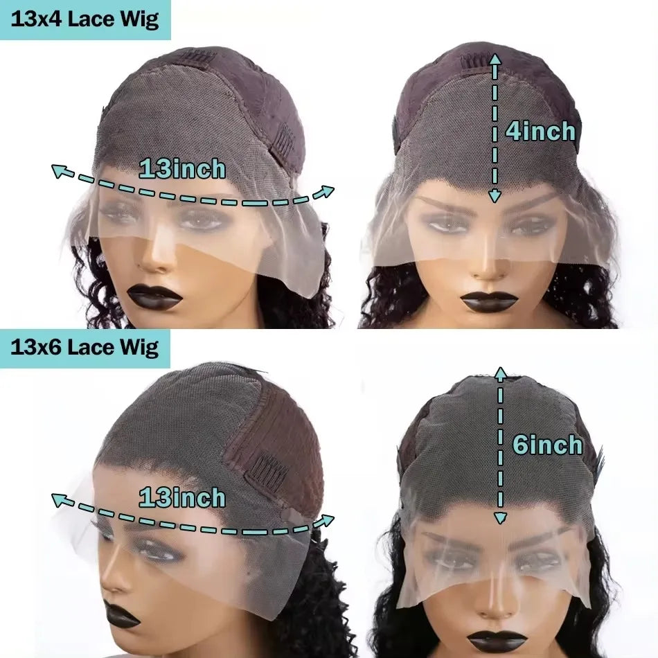 Transparent Lace Front Wigs for Black Women Brazilian Virgin Human Hair Lace Front Wig 180 Density Wigs Human Hair Lace Front