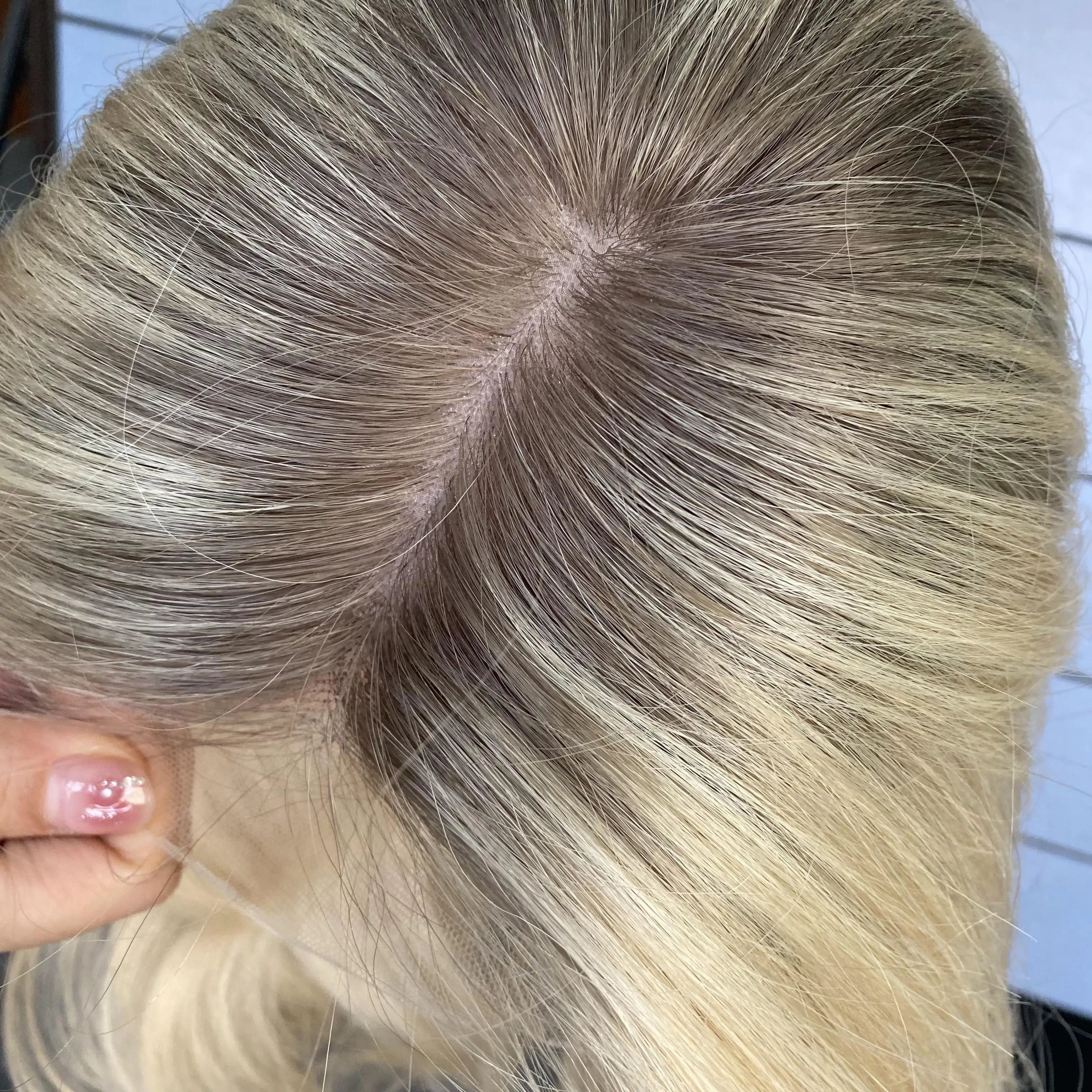 Ready to Ship Factory Hair Unit European Virgin Cuticle 100% European Human Hair Silk Base Topper for Women Hair Toupees